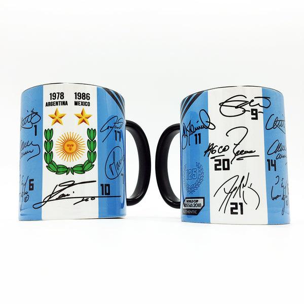 Argentina National Soccer Team Autographed Mug - gio-gifts