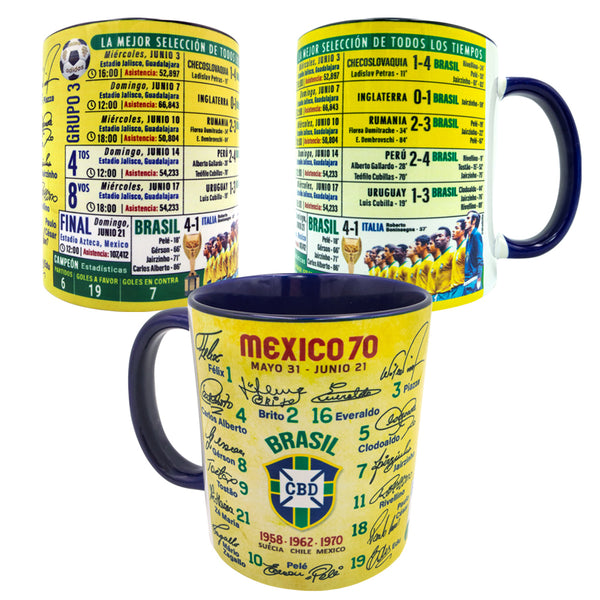 Brasil 1970 Champions Collectible Mug