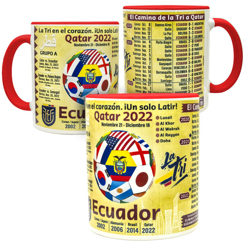 Ecuador Qatar 2022 Mug