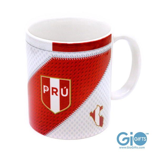 PERU, The Road To The World Cup, Russia 2018 Jersey Coffee Mug - gio-gifts