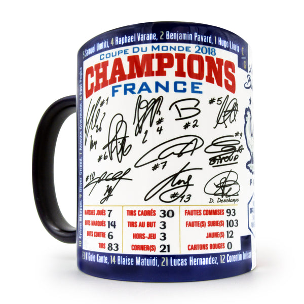 France 2018 World Cup Champion Mug with autographs - gio-gifts