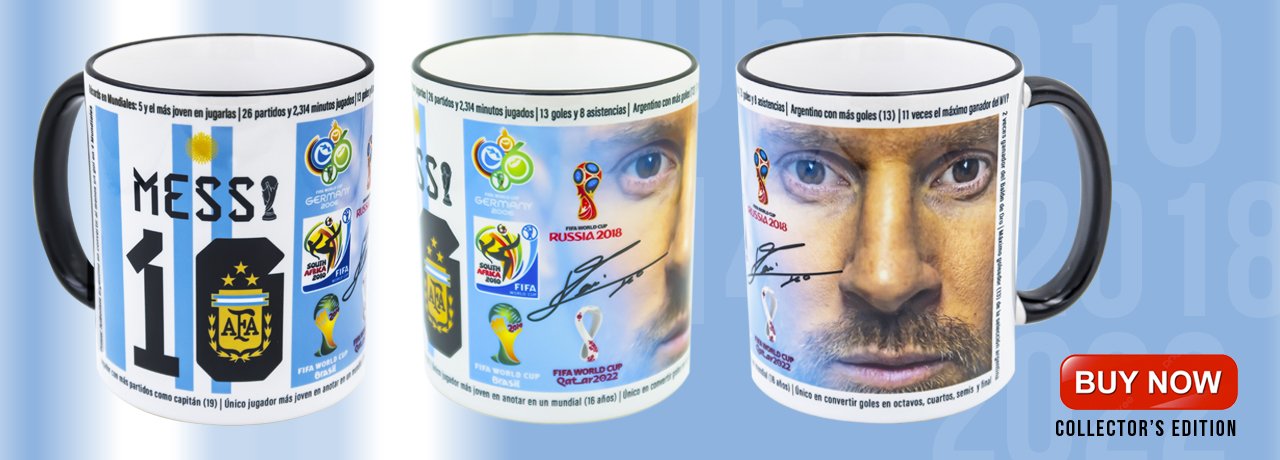 Lionel Messi 2022 Champion Mug